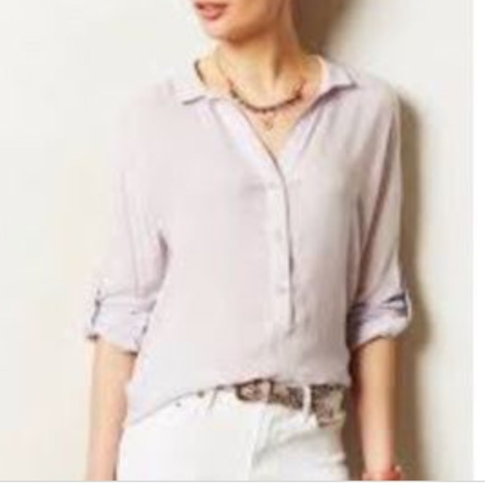Cloth & Stone Lilac Lightweight Popover - Flaw